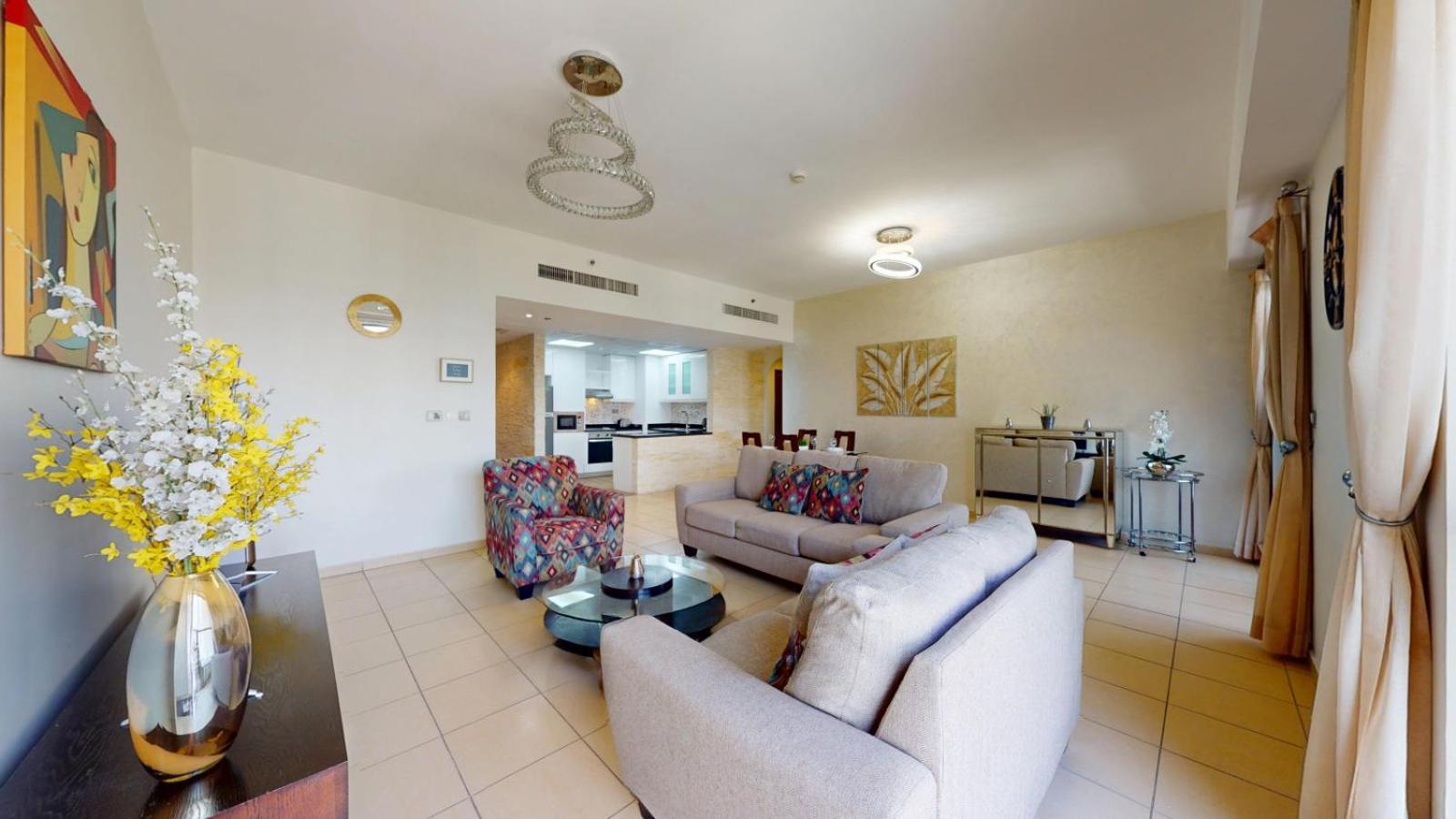 Rimal 1 - Two Bedroom With View On 38th Floor Apartment