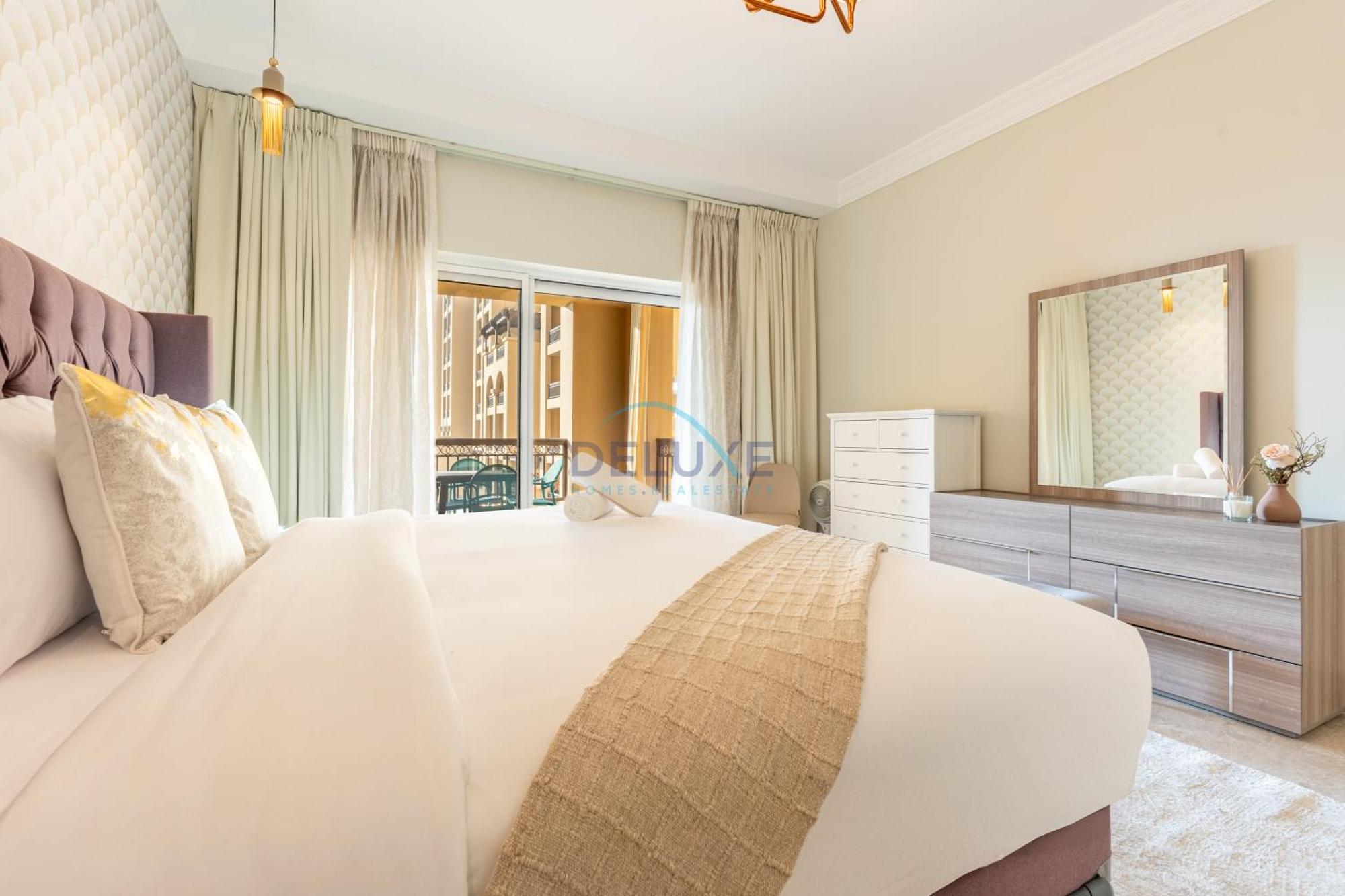 Beachfront 2br And Assistant's With Sea Views Terrace, Steps From Iconic Landmarks & Amenities, The Residences South, Palm Jumeirah By Deluxe Homes * Dubai
