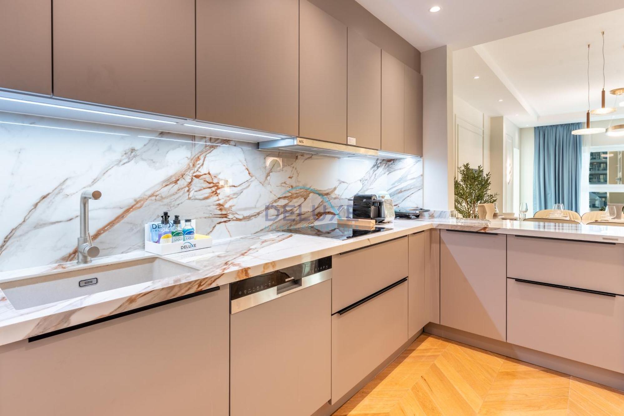 Apartment Beachfront 2br And Assistant's With Sea Views Terrace, Steps From Iconic Landmarks & Amenities, The Residences South, Palm Jumeirah By Deluxe Homes Dubai