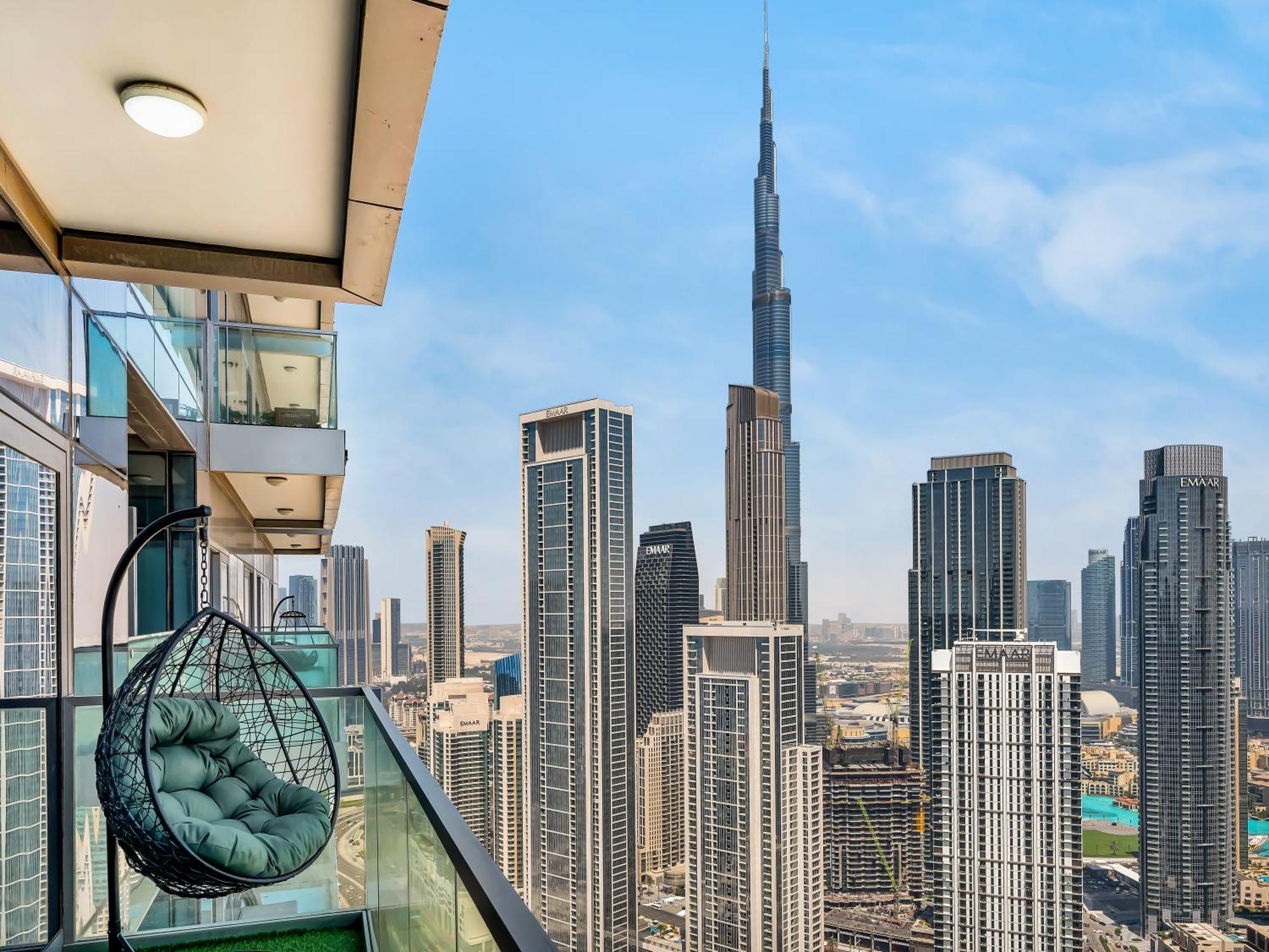 Wonderfulstay At Paramount - Highest Infinity Pool - Burj Khalifa View - Brand New Luxury Apartment *
