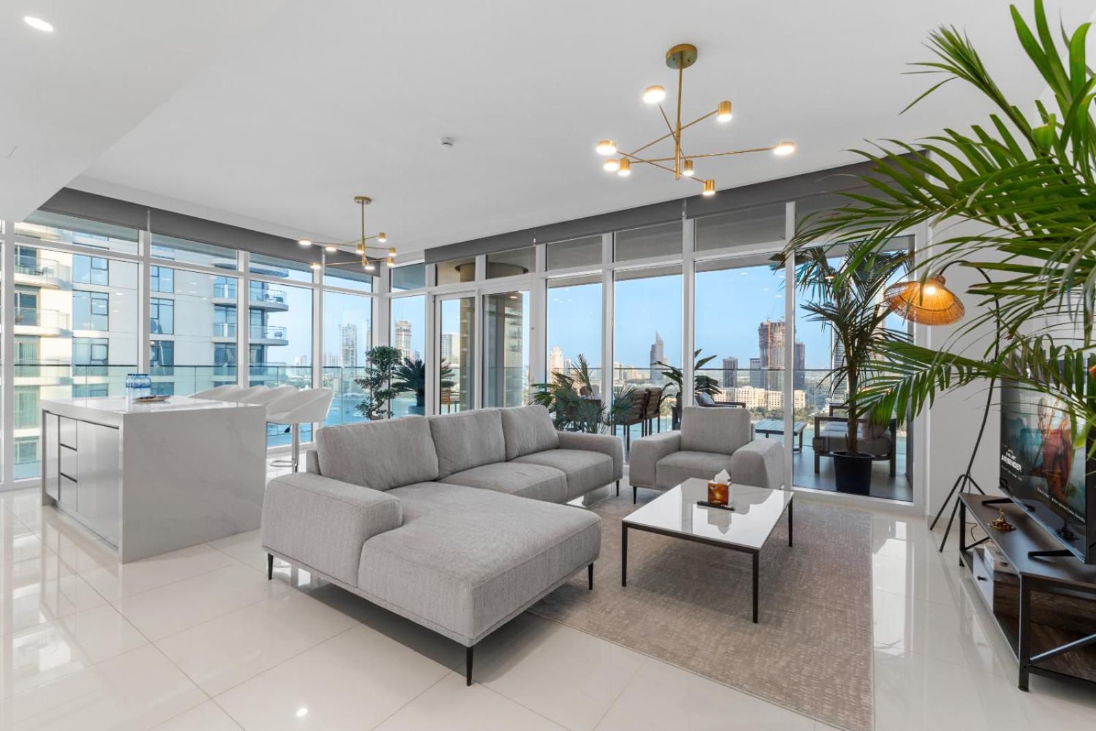 Full Sea View & Skyline - 4br Lux Beachfront * Dubai