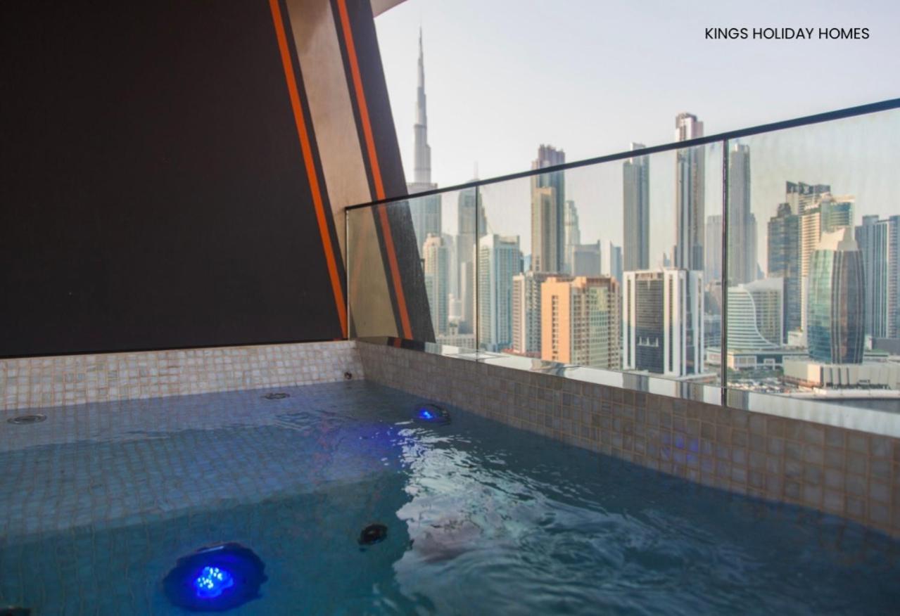 Binghatti Canal With Private Jacuzzi Burj Khalifa View Kings * Dubai