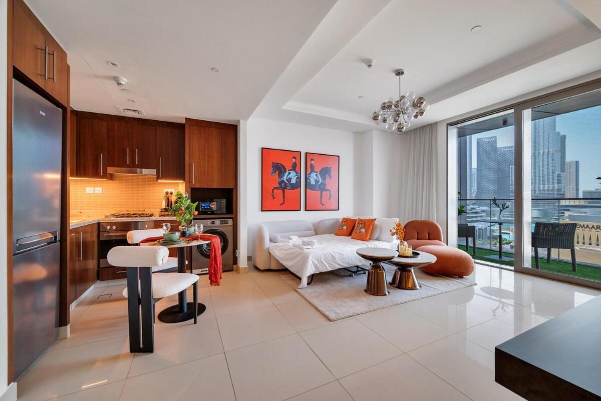 Apartment Trendy 1br Dream With Full Burjviews Above Mall *