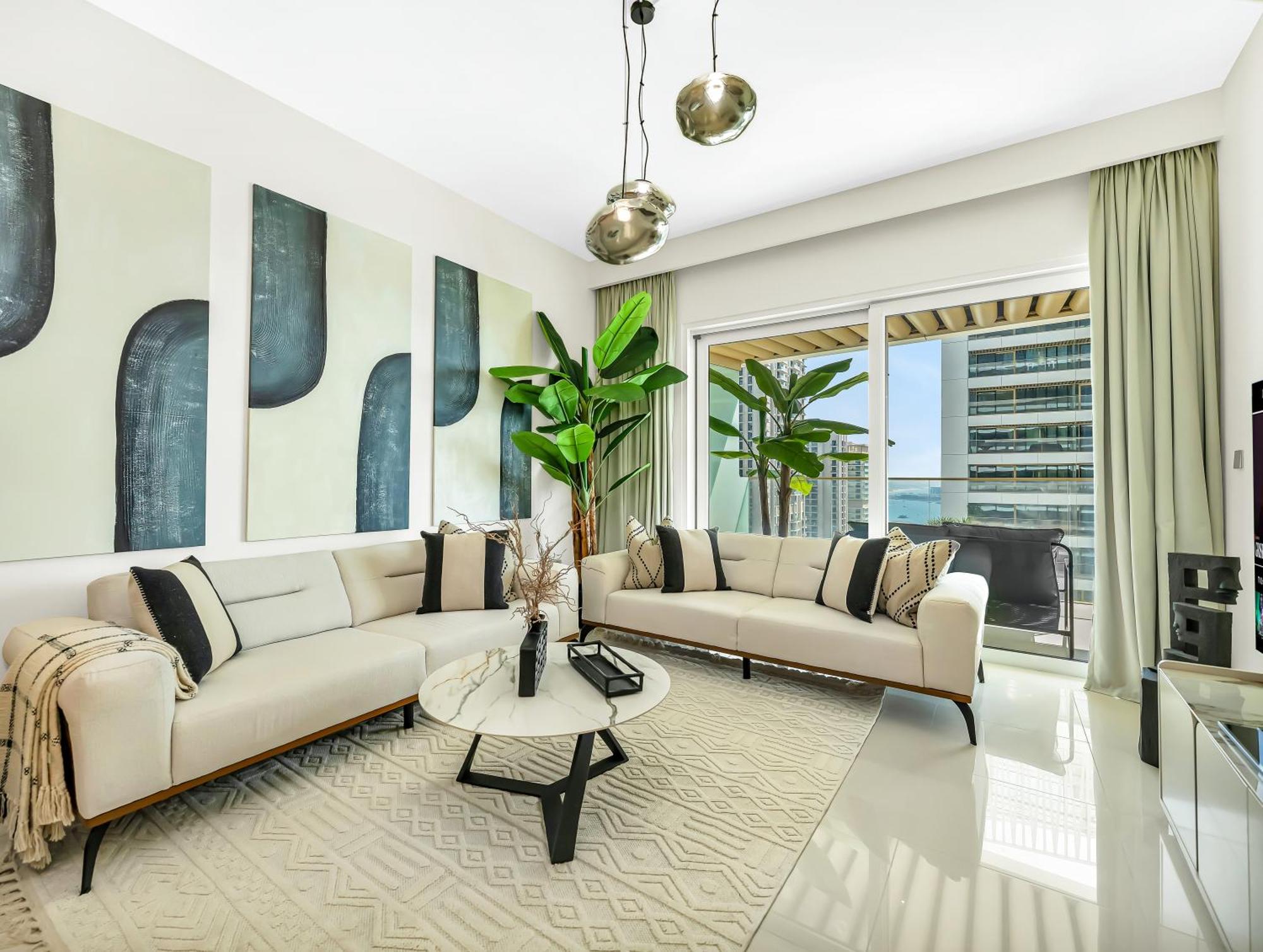 Utra Lux Large 1 Bedroom With Sunset Views And Private Beach Dubai