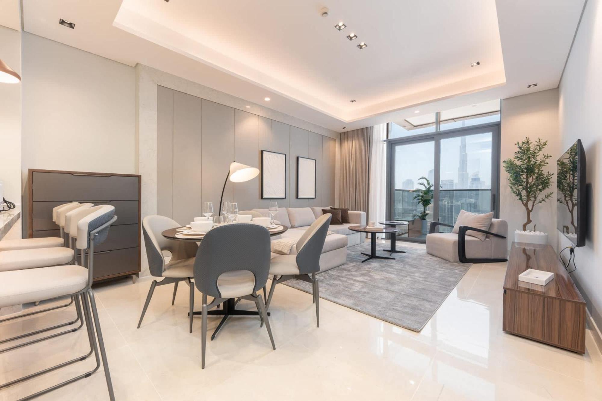 1 Bedroom In Nobles Tower With Burj Khalifa Views *