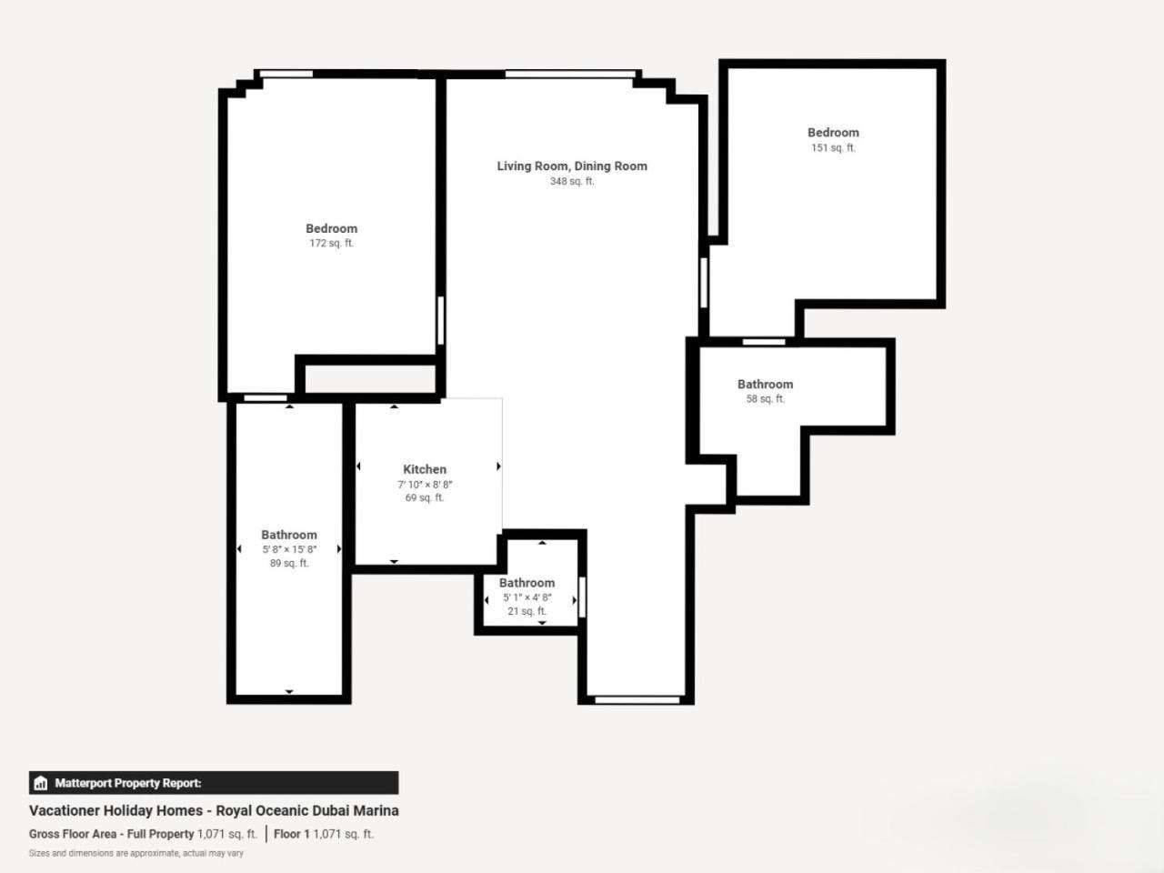 Royal Oceanic - Bright Two Bed On The 14th Floor