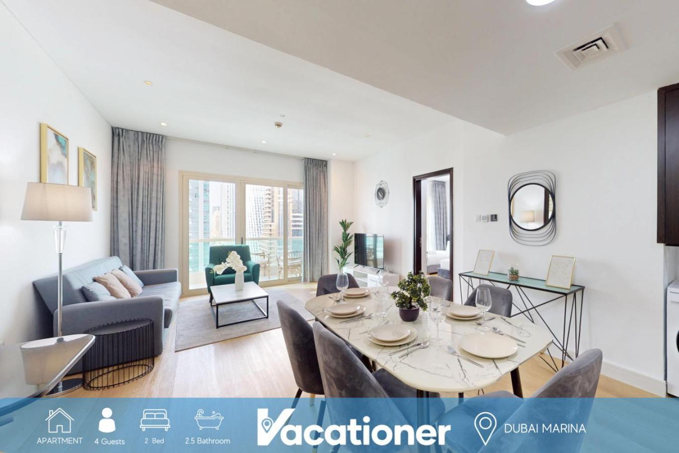 Royal Oceanic - Bright Two Bed On The 14th Floor * Dubai