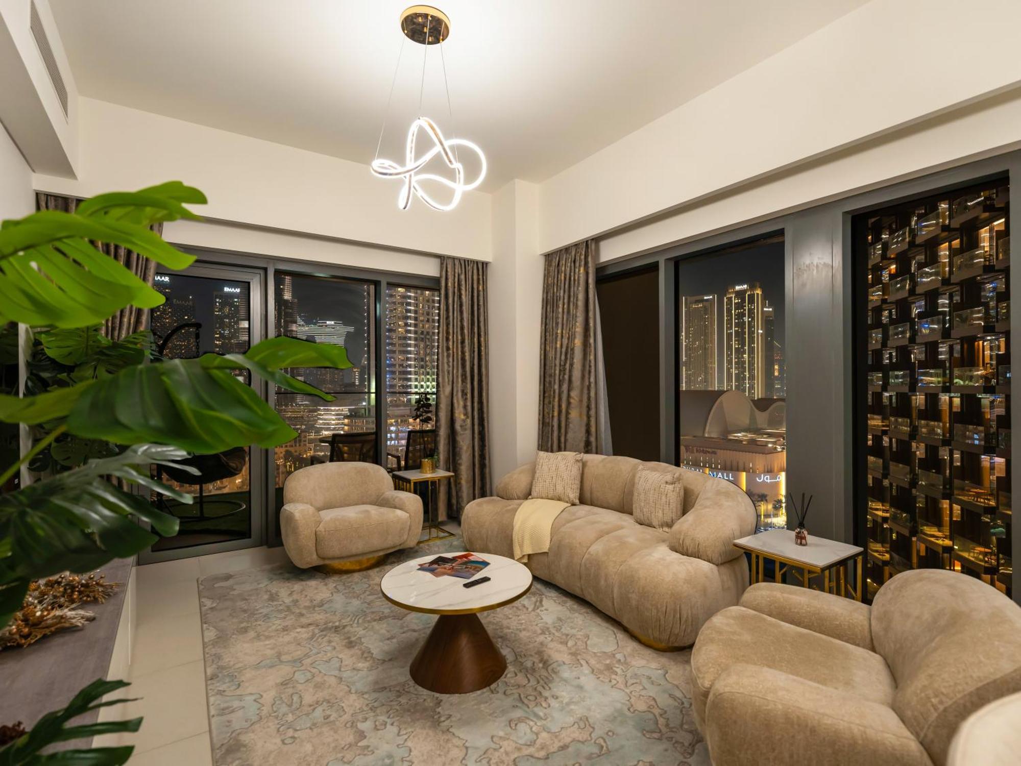 Luxurious In Burj Royale With Led Burj Khalifa Views Opposite Mall * Dubai