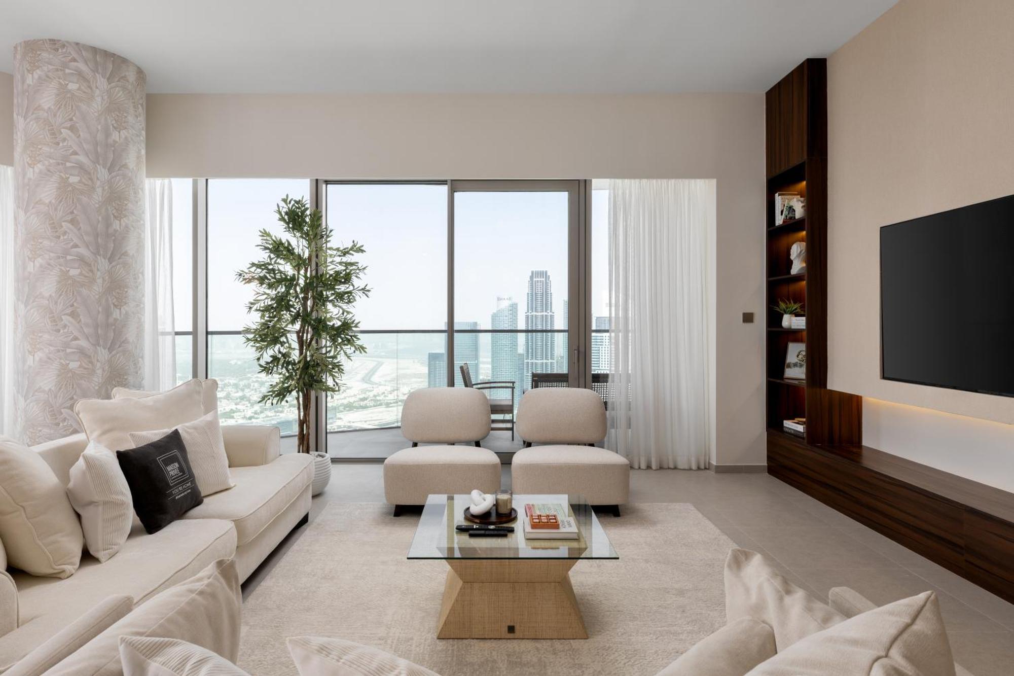 Apartment Maison Privee - Sky-high Elegance With Unrivaled Burj Khalifa Views *