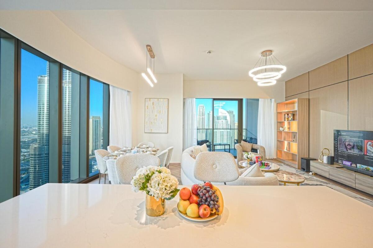 Apartment Venetian - High Floor 3br Burj Khalifa And Fountain Views Dubai