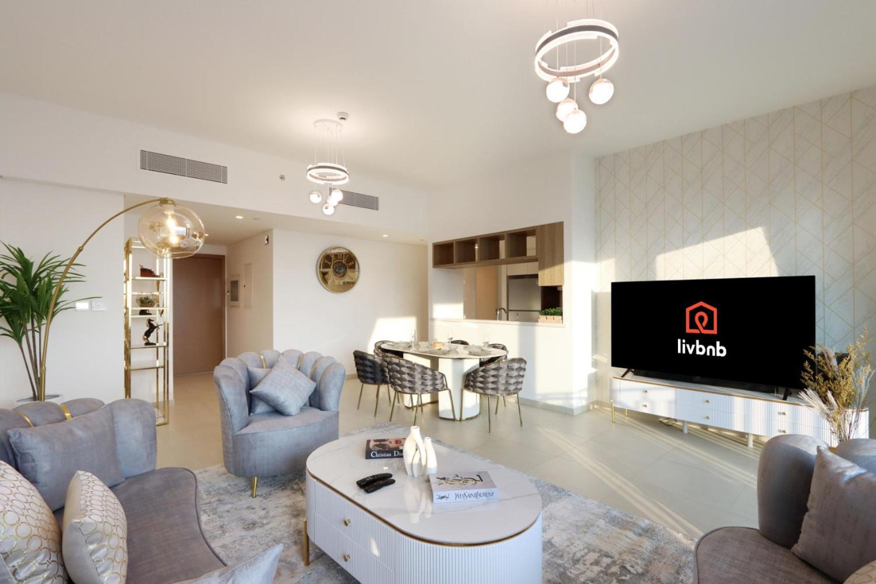 Apartment Luxury 3b And Maids Burj View, Steps To Mall *