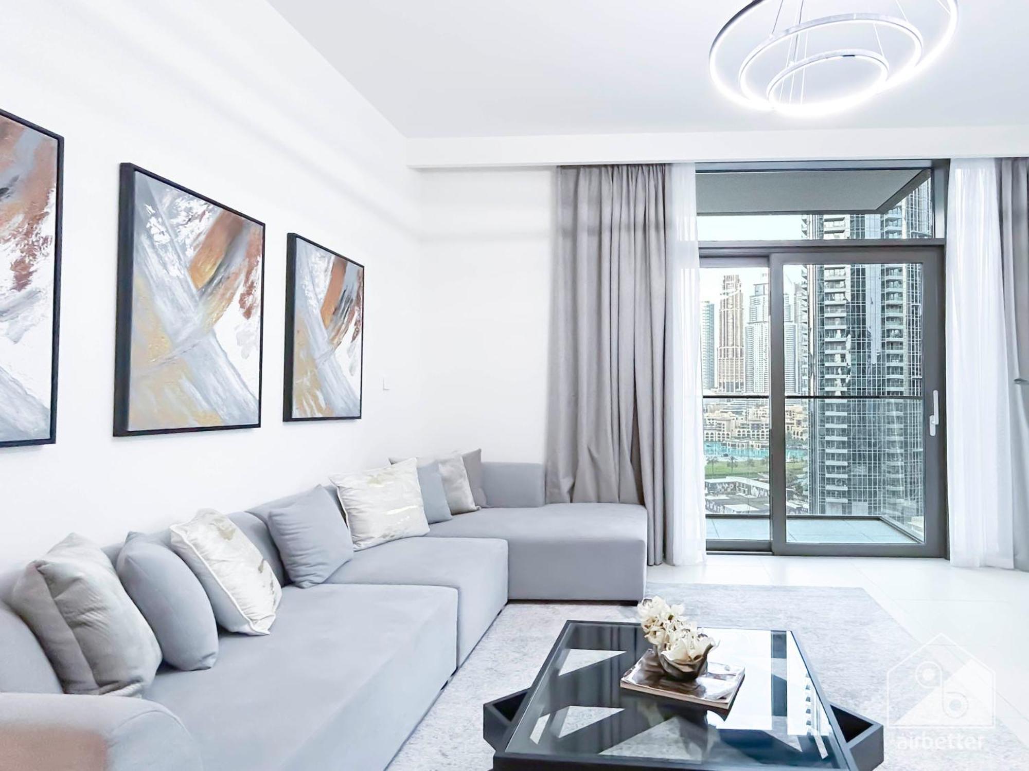 Luxurious 2br In Burj Crown With Burj Khalifa View