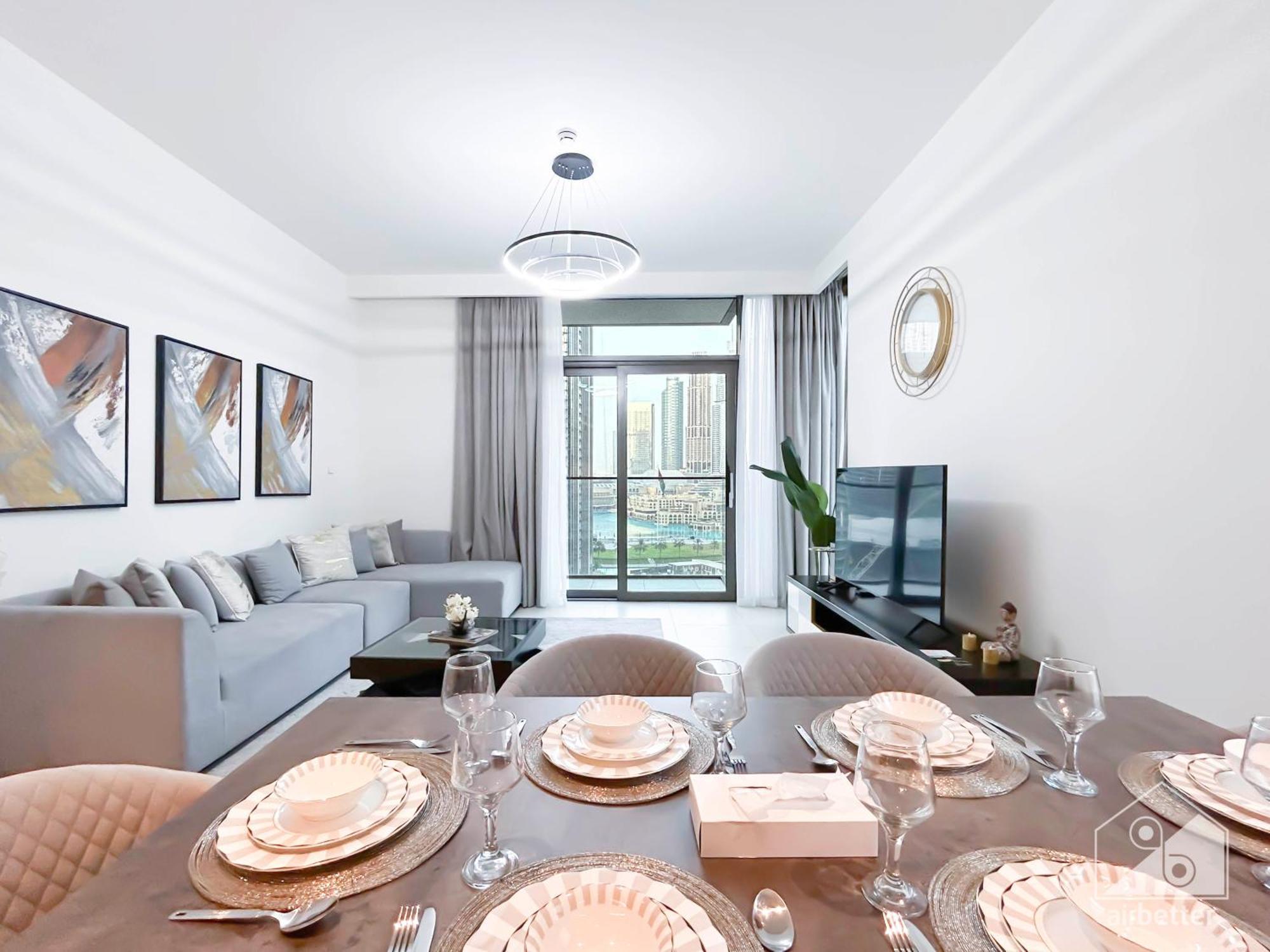 Luxurious 2br In Burj Crown With Burj Khalifa View *