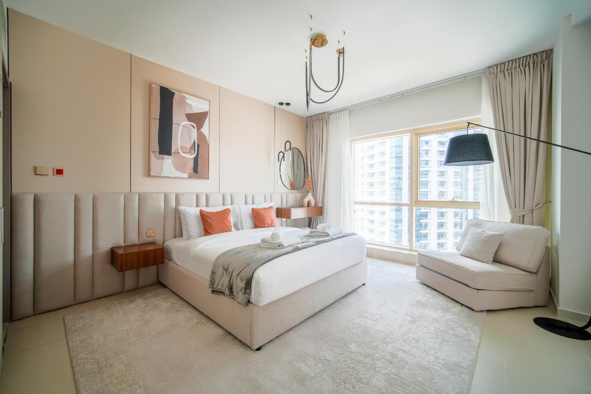 Walk To Jbr - Free Baby Gear - Marina View 2br With Terrace Apartment Dubai