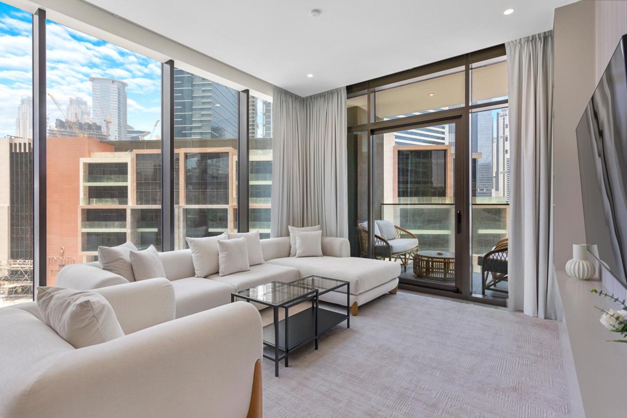 Lavish 1-bedroom With Burj Khalifa View In Peninsula *