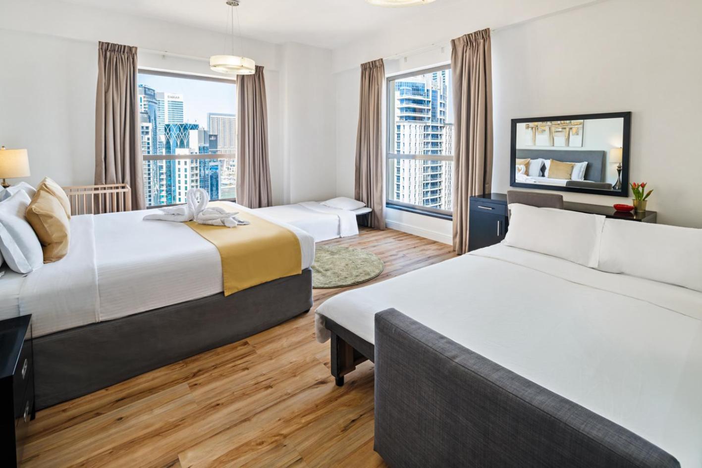 Apartment Stunning 5 1 Bedroom On Jbr With Marina View On High Floor Maid's Room, Near Mall, Metro & Cinemas - By Sunkissed Homes