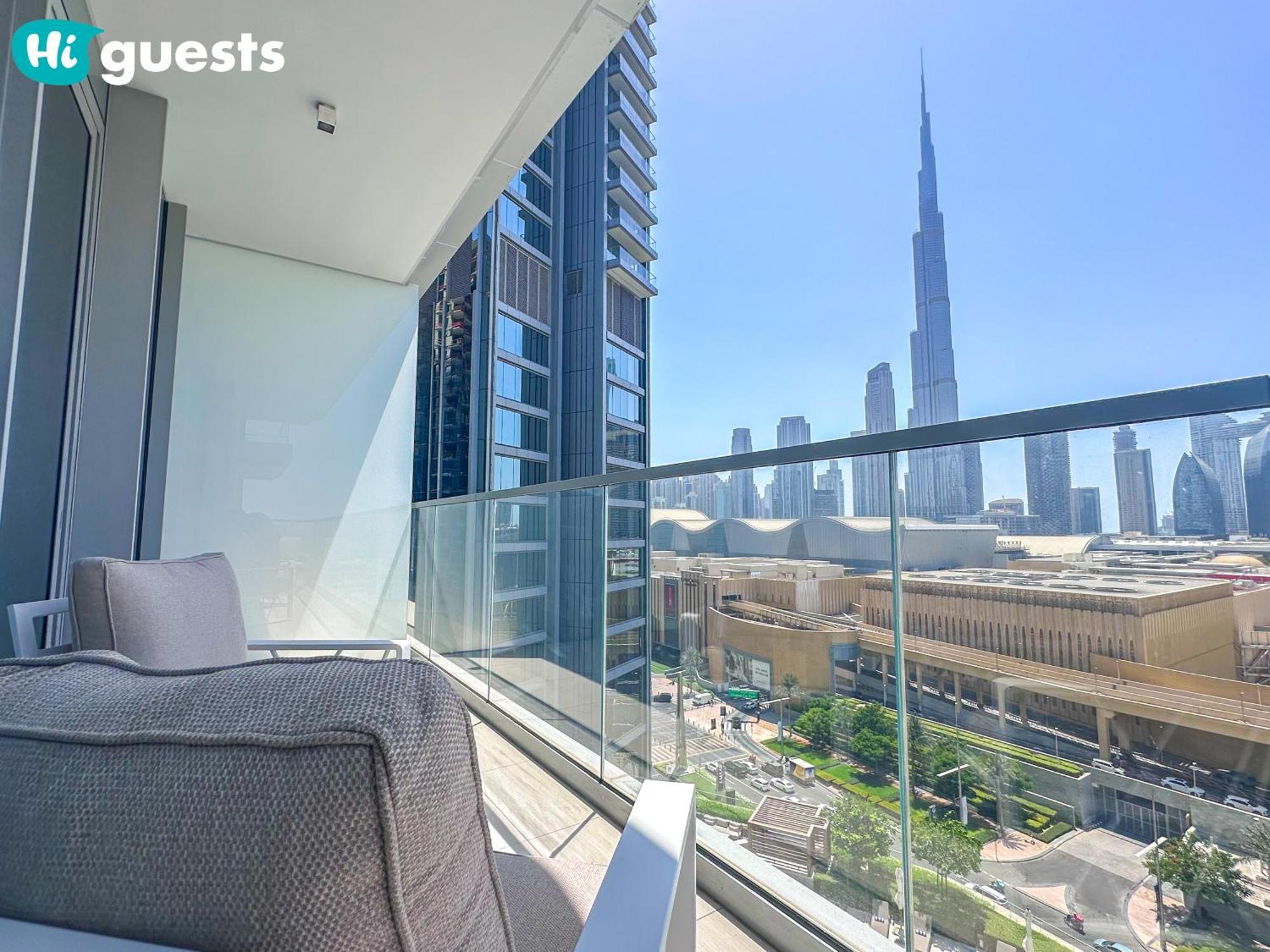 Higuests - Wake Up To Burj Khalifa Views In Stunning 2 Br Apartment Dubai