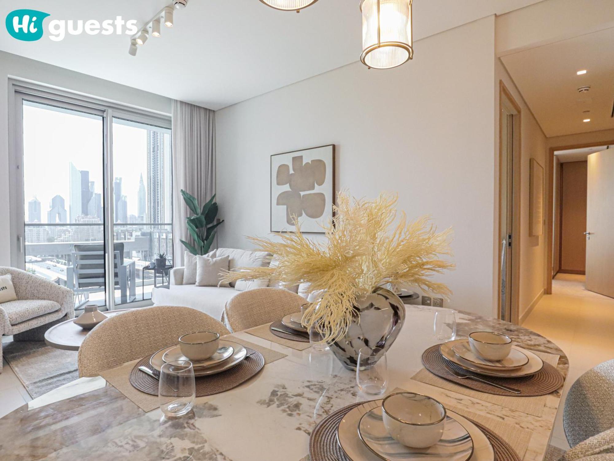 Apartment Higuests - Wake Up To Burj Khalifa Views In Stunning 2 Br