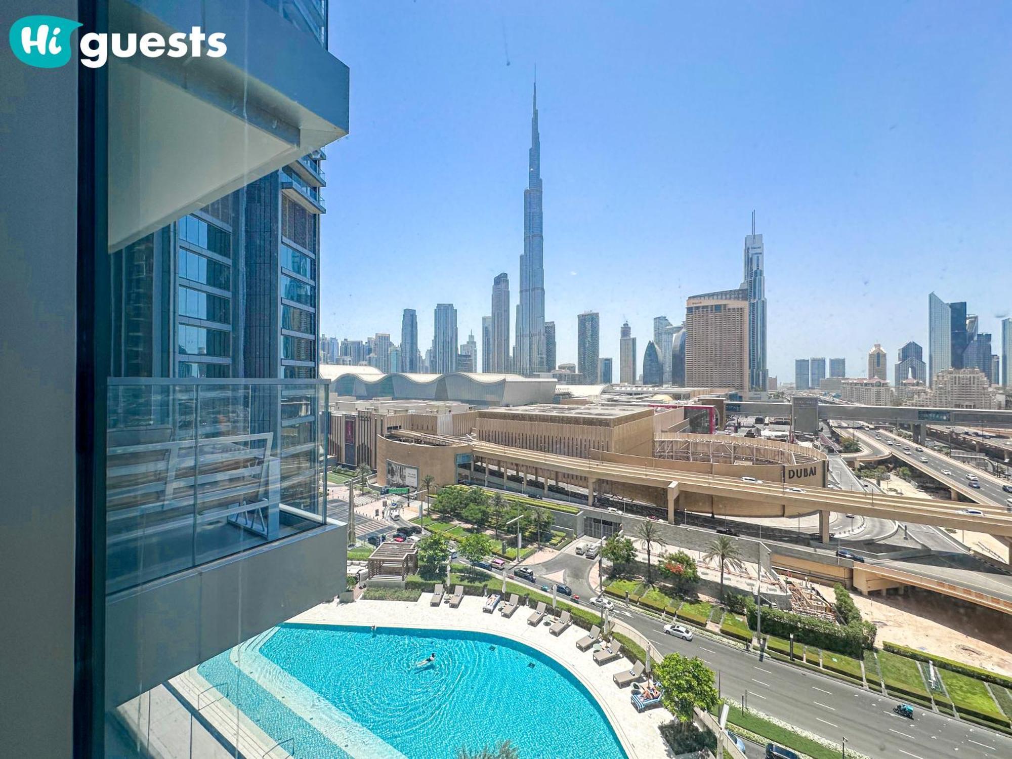 Higuests - Wake Up To Burj Khalifa Views In Stunning 2 Br * Dubai