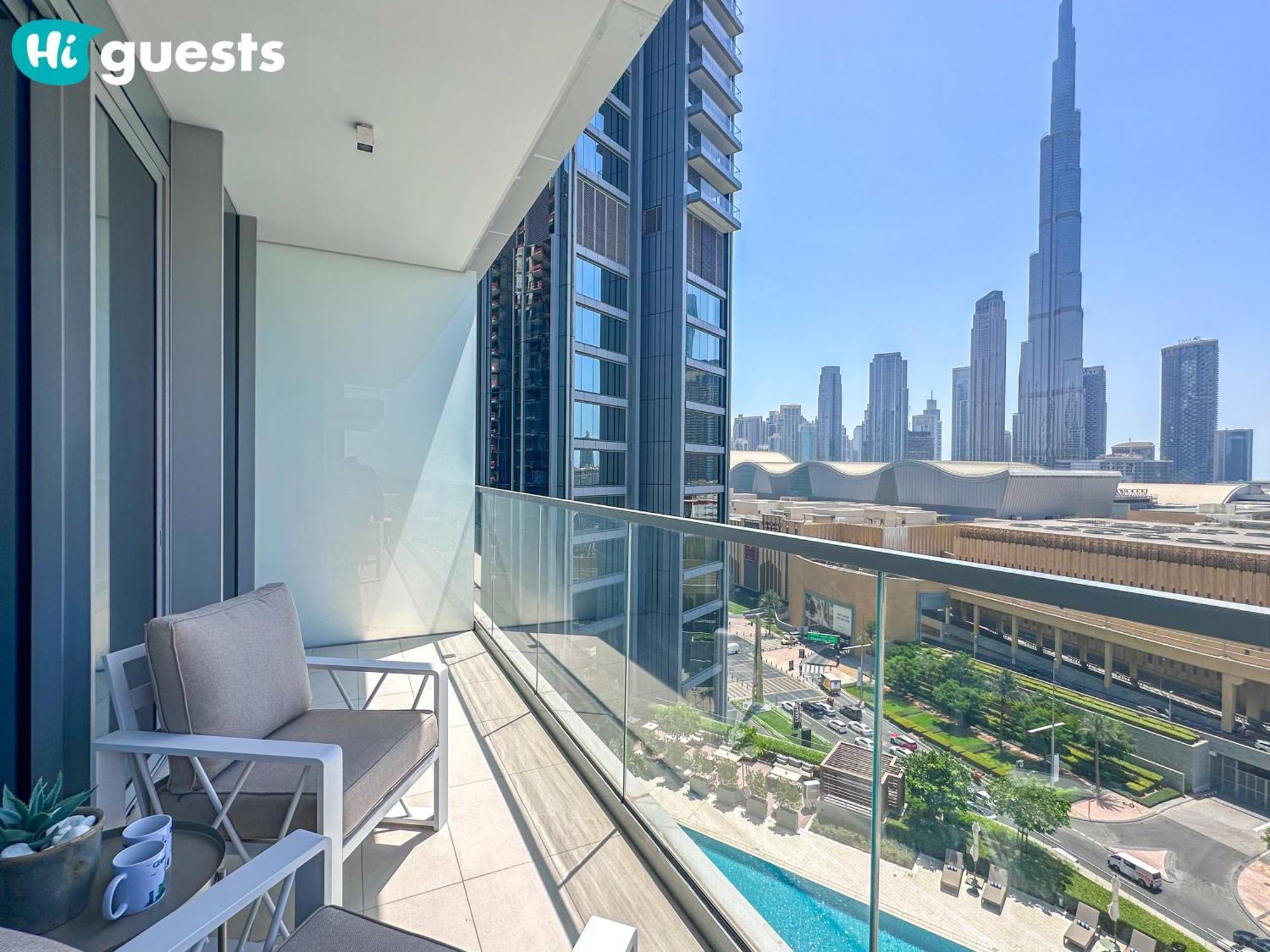 Higuests - Wake Up To Burj Khalifa Views In Stunning 2 Br * Dubai