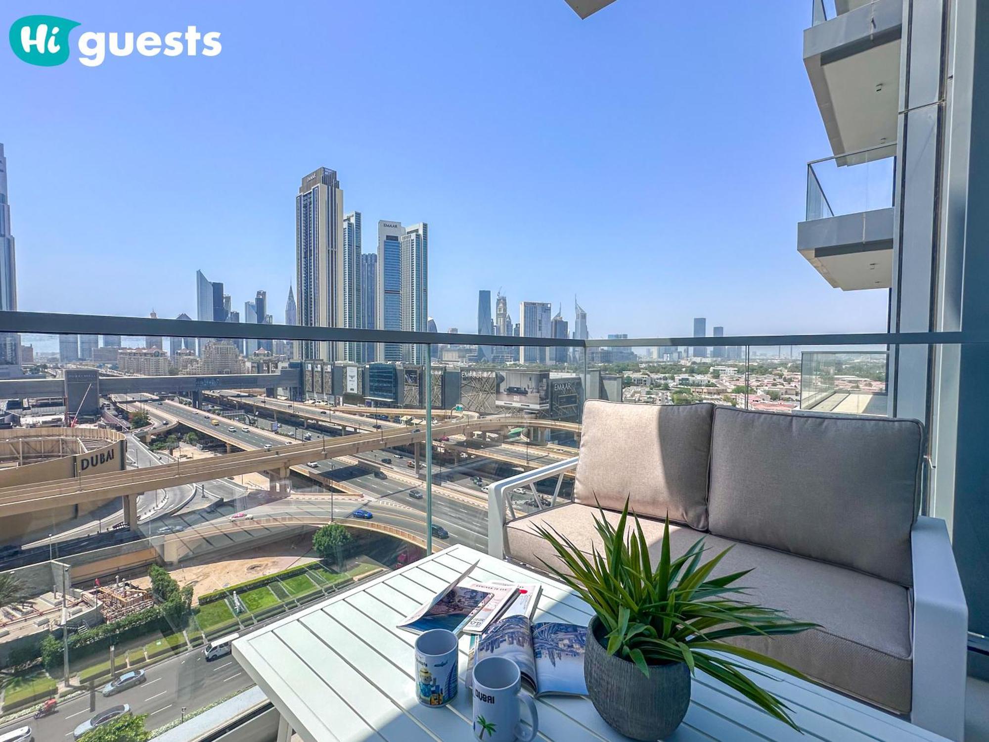 Higuests - Wake Up To Burj Khalifa Views In Stunning 2 Br Apartment