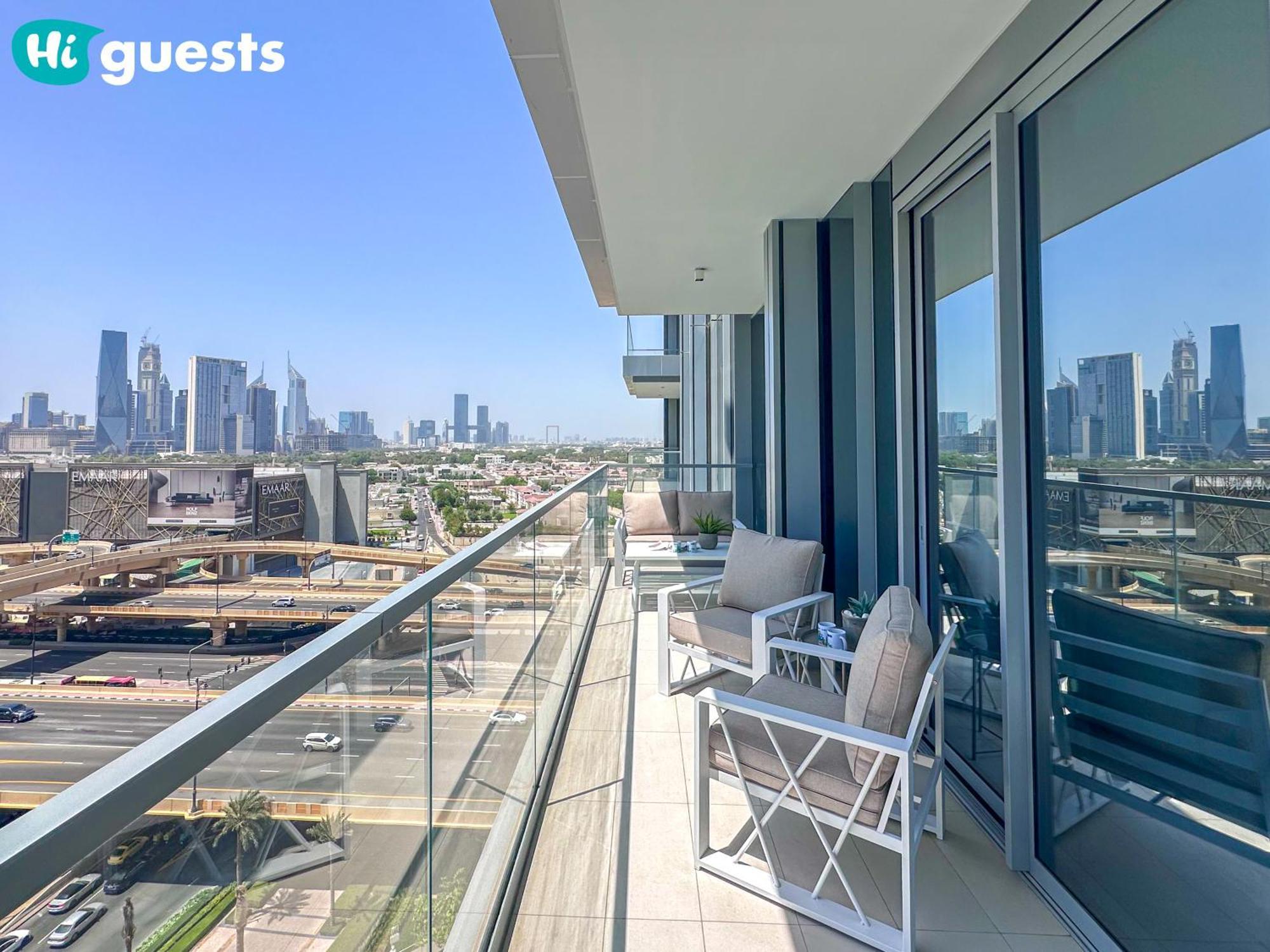 Higuests - Wake Up To Burj Khalifa Views In Stunning 2 Br Dubai
