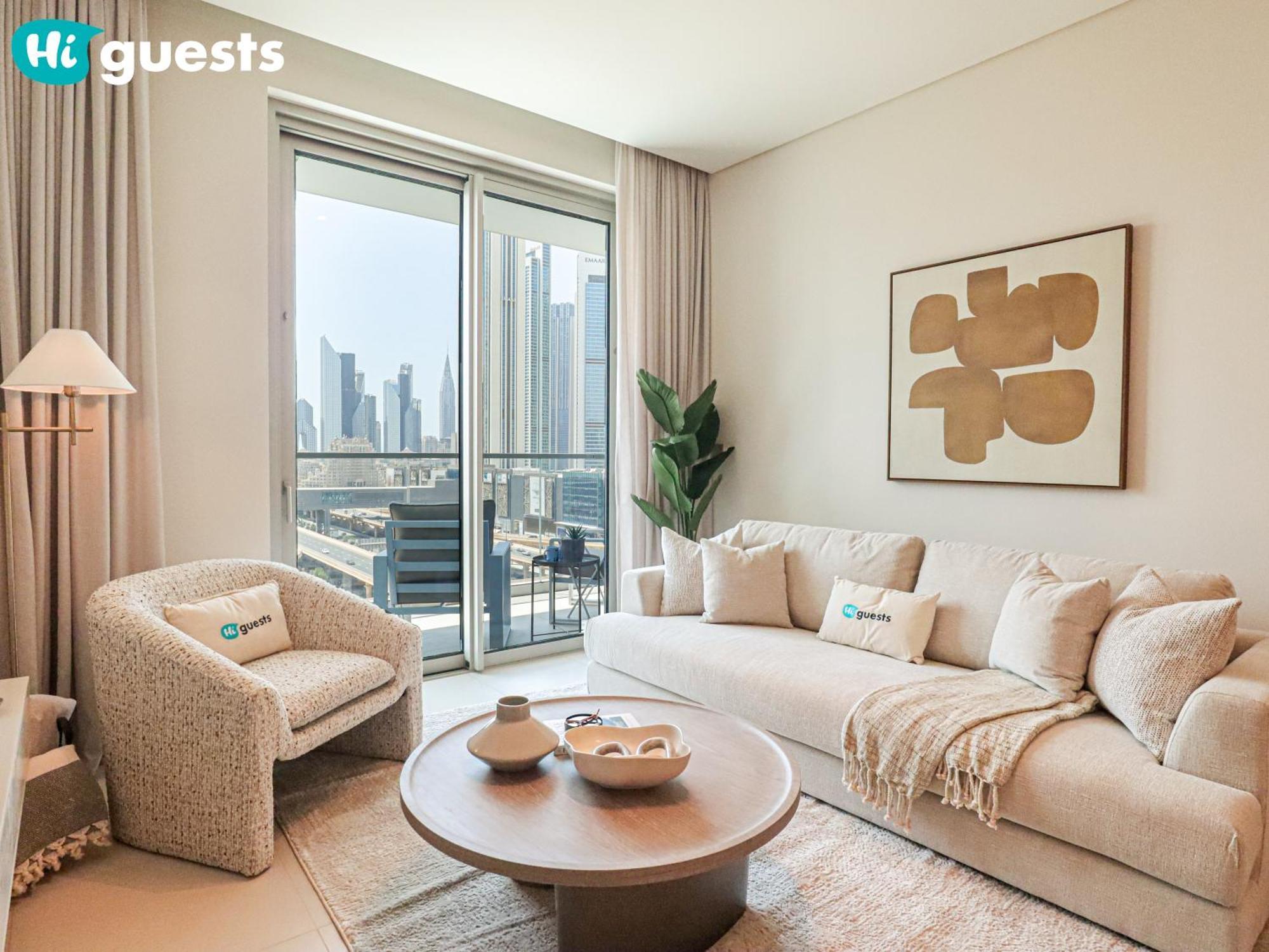 Apartment Higuests - Wake Up To Burj Khalifa Views In Stunning 2 Br Dubai