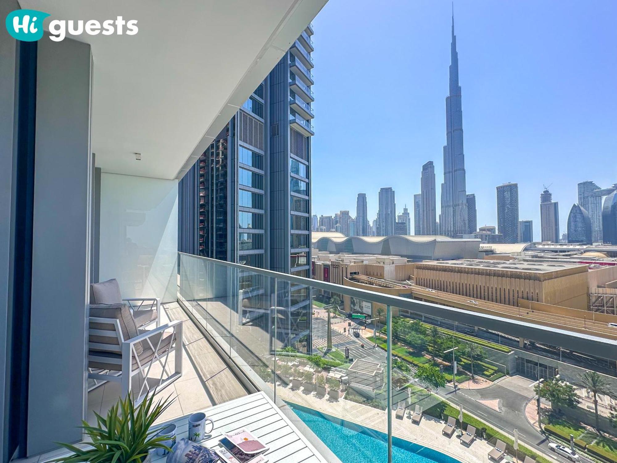 Higuests - Wake Up To Burj Khalifa Views In Stunning 2 Br * Dubai