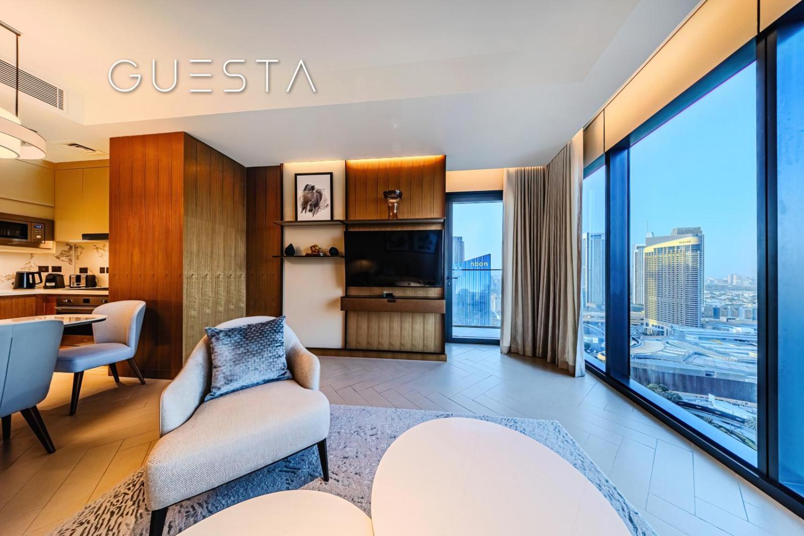 Apartment Address Residences Opera - Burj Khalifa & Fountain View, Downtown
