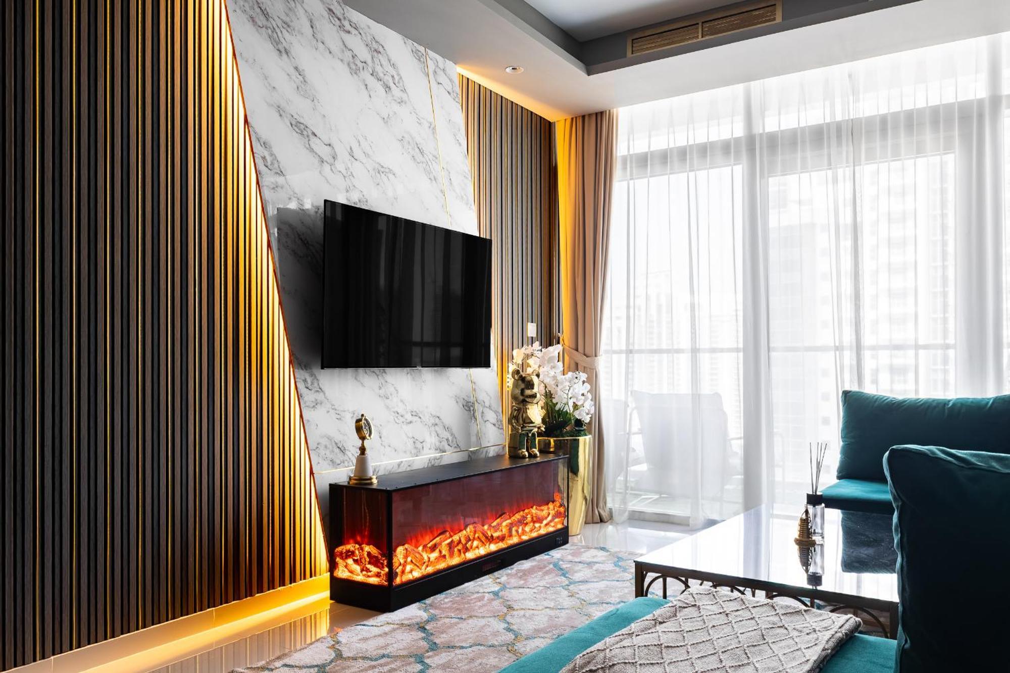 Full Burj Khalifa View Lux 2bedroom With Rooftop Pool Location In Paramount Midtown Dubai