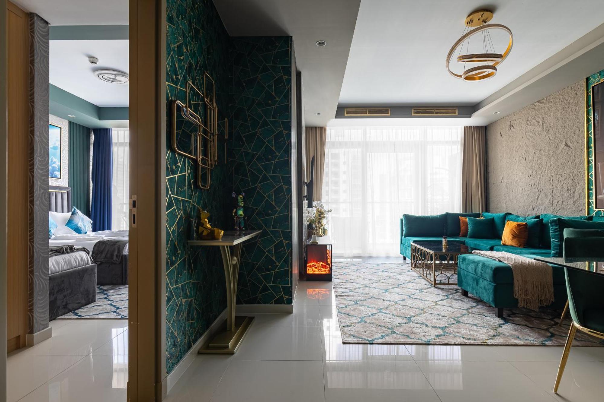Apartment Full Burj Khalifa View Lux 2bedroom With Rooftop Pool Location In Paramount Midtown