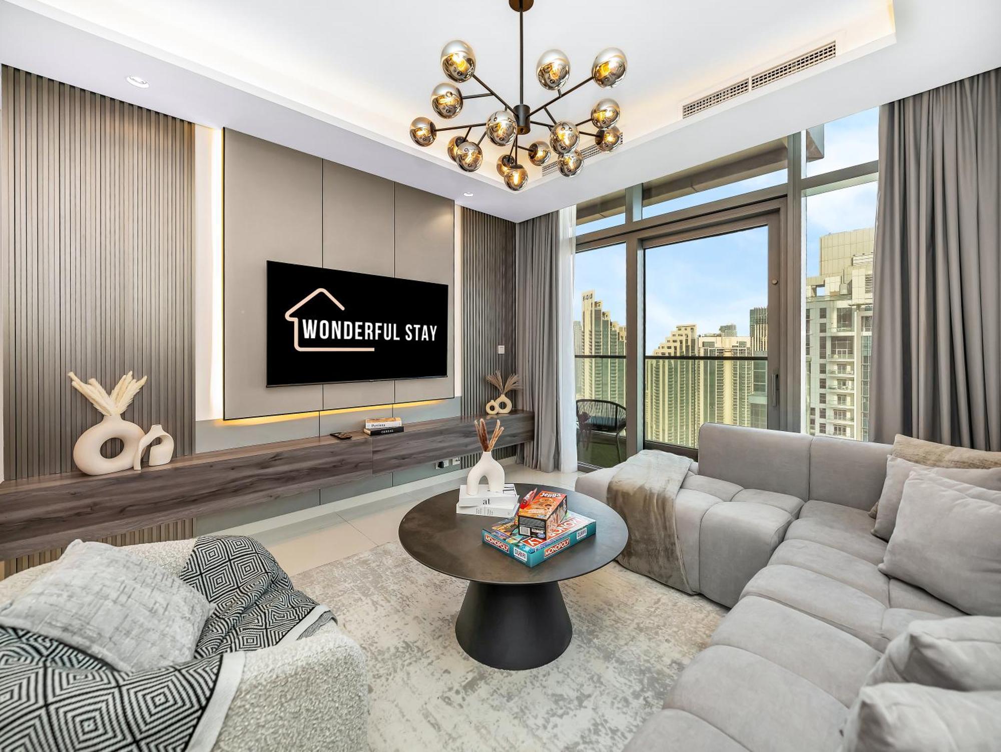 Wonderfulstay At Paramount - Highest Infinity Pool - Burj Khalifa View - Brand New Luxury * Dubai