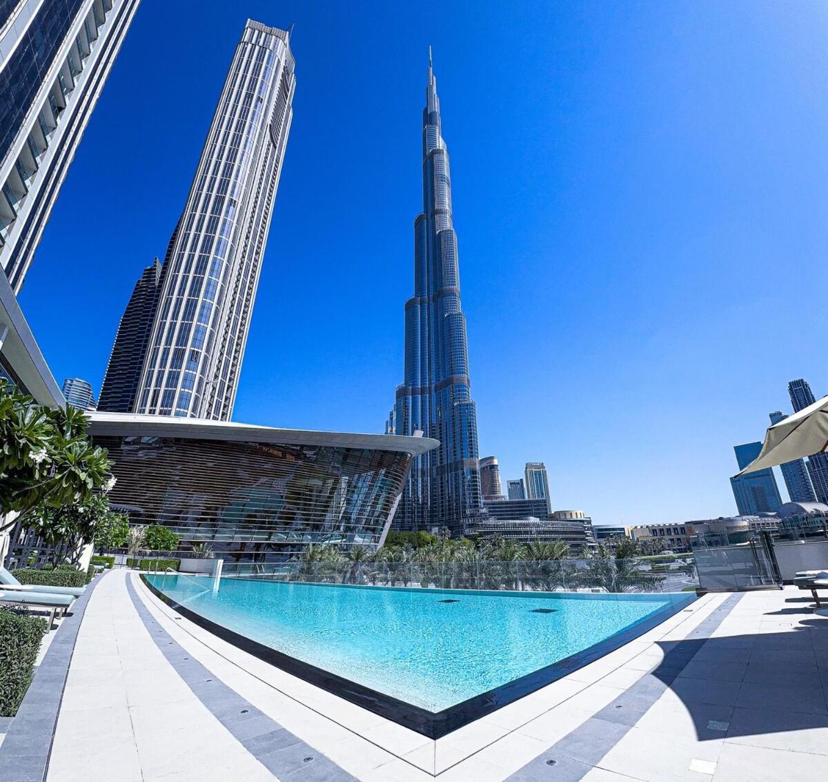Apartment Grande Residences With Burj Khalifa View From 16th Floor For 6-guests Dubai