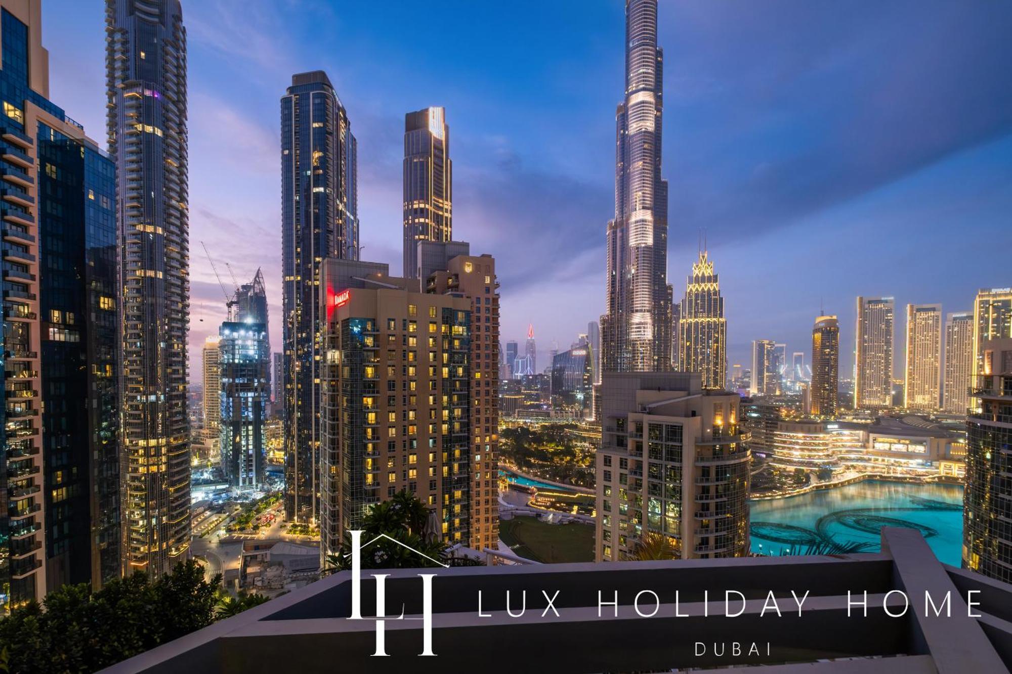 Apartment Lux The Burj Khalifa Fountain View