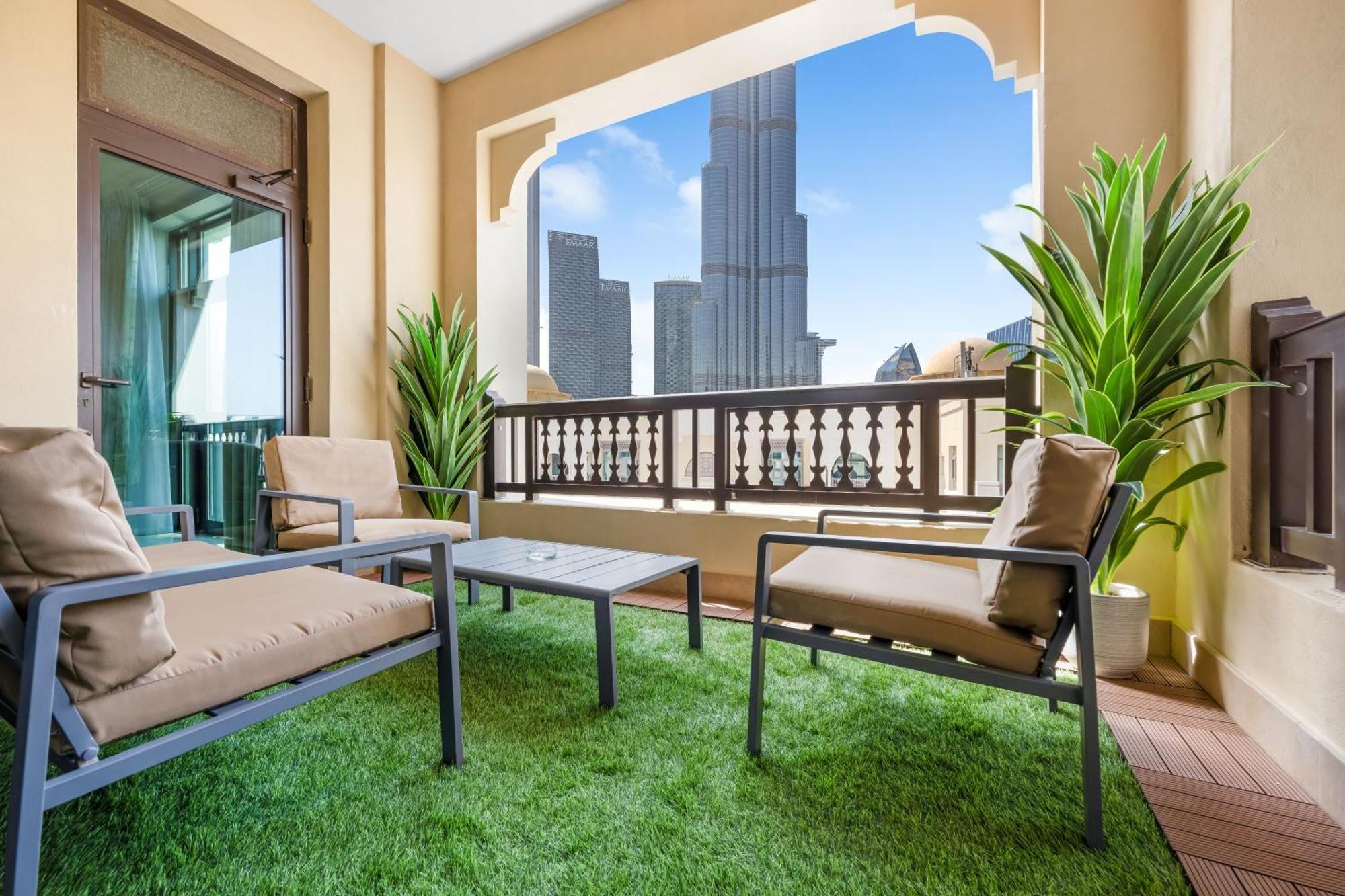 Apartment Durrani Homes - Luxe Living At Souk Al Bahar With Burj Khalifa And Partial Fountain View