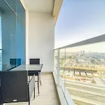 Bright Studio With Mesmerizing Canal And City View