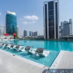 Vogue Mag318 Downtown Dubai Skyline View With Steps From Burj Khalifa And Dubai Mall