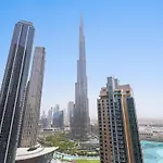 Modern 3Br Plus 1 Gr In Downtown With Burj Khalifa View