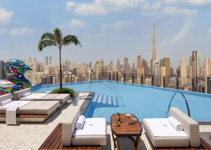 Sls Residences 5 Star Luxury Private Loft Duplex With Burj Khalifa View