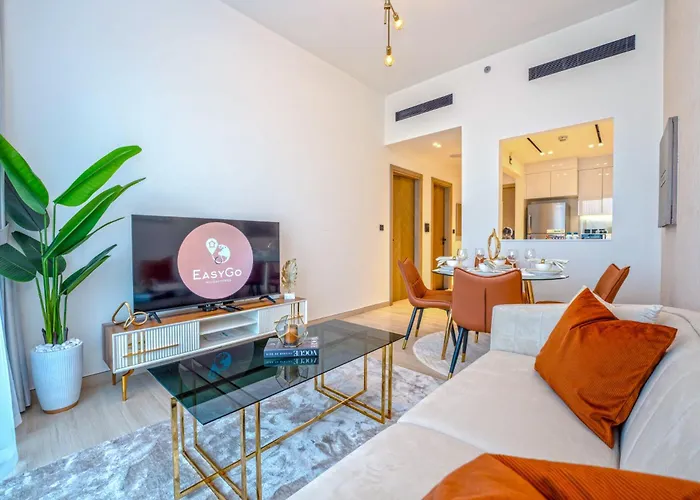 Easygo - Binghatti Heights 1Br Comfortable