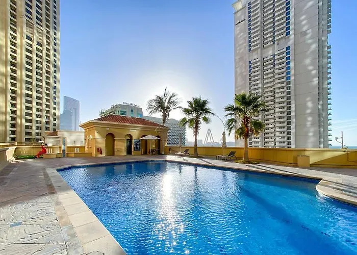 Dubai Sea View 3Br With Beach Access, Dining & Concierge