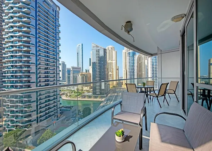 Minimalist Airy 3-Bedroom With Cityscape View In Dubai Marina