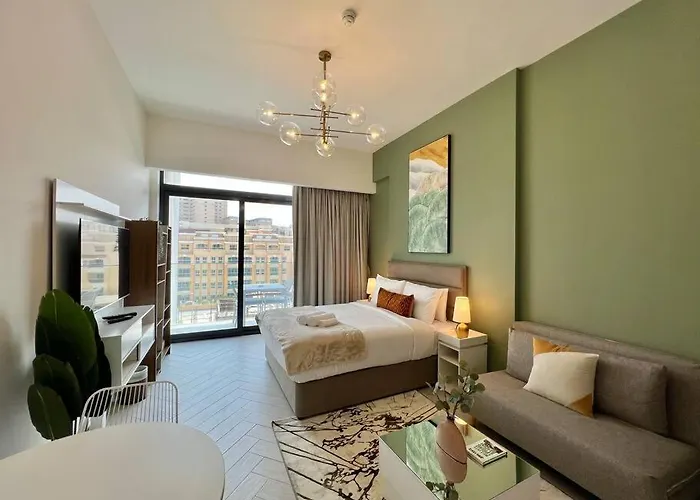 Waves - Ideal Dubai Retreat, Elegant Studio In Oxford 212