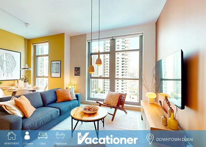Claren Tower - Sophisticated One Bed With Fountain Views