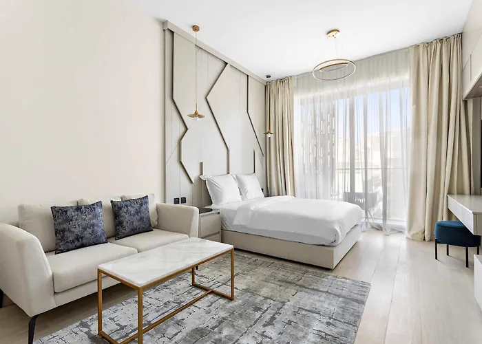 Charming Studio In Arjan With Pool And Gym