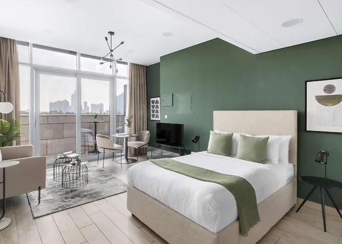 Silkhaus Modern Difc Studio With Burj Khalifa View In Burj Daman