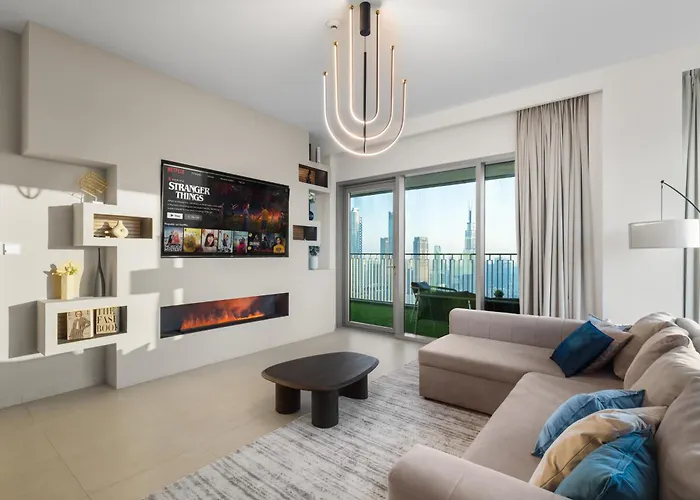 Deluxe 4Br With Patio - Burj Khalifa And Fountains View