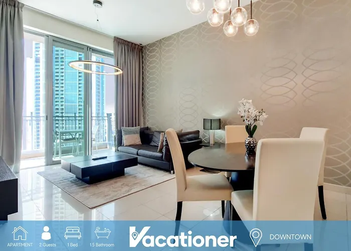 Vacationer I Downtown 1 Bedroom I Close To Burj Khalifa & Dubai Mall I Free Parking, Pool, Gym & Wi-Fi