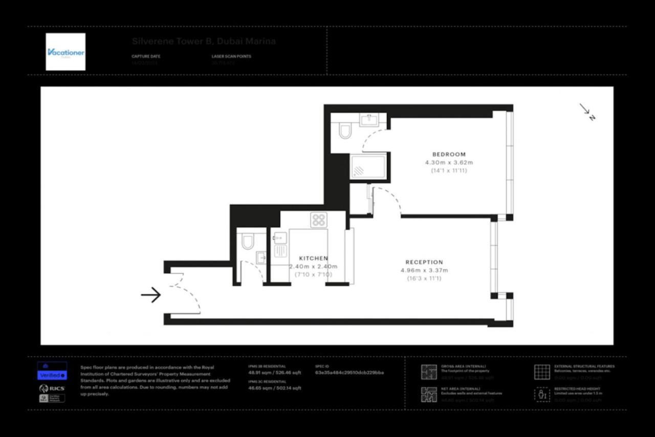 Silverene Tower B, Marina - Glamorous One Bedroom
