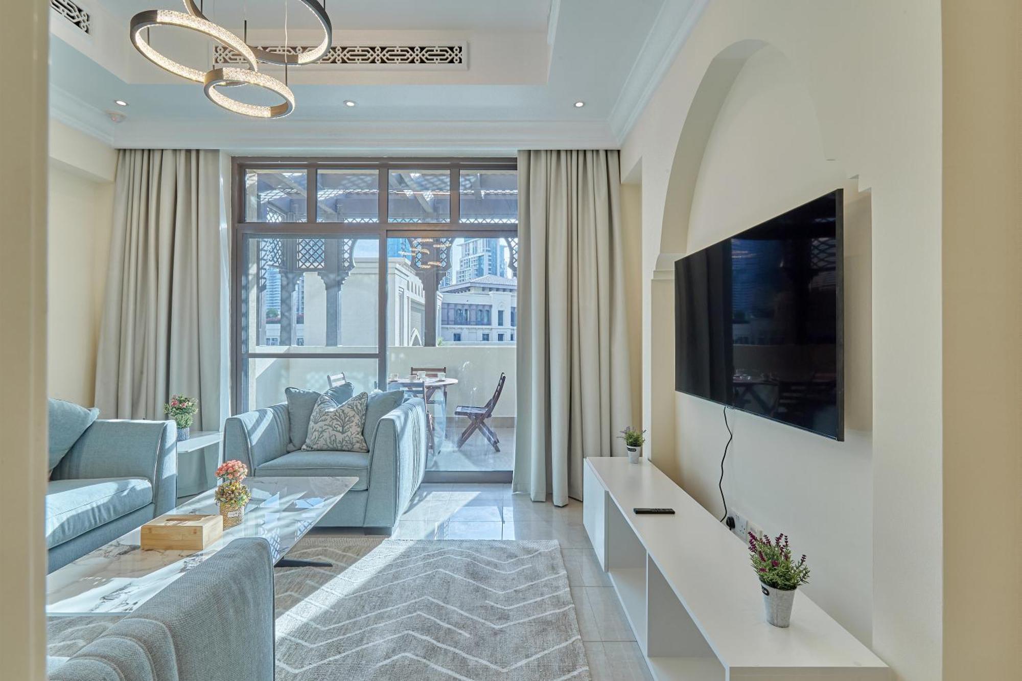 Golden Homes Souk Al Bahar Burj Khalifa View Tajer Residences 1br Mint Avenue Near , Mall & Burj Khalifa Apartment Dubai
